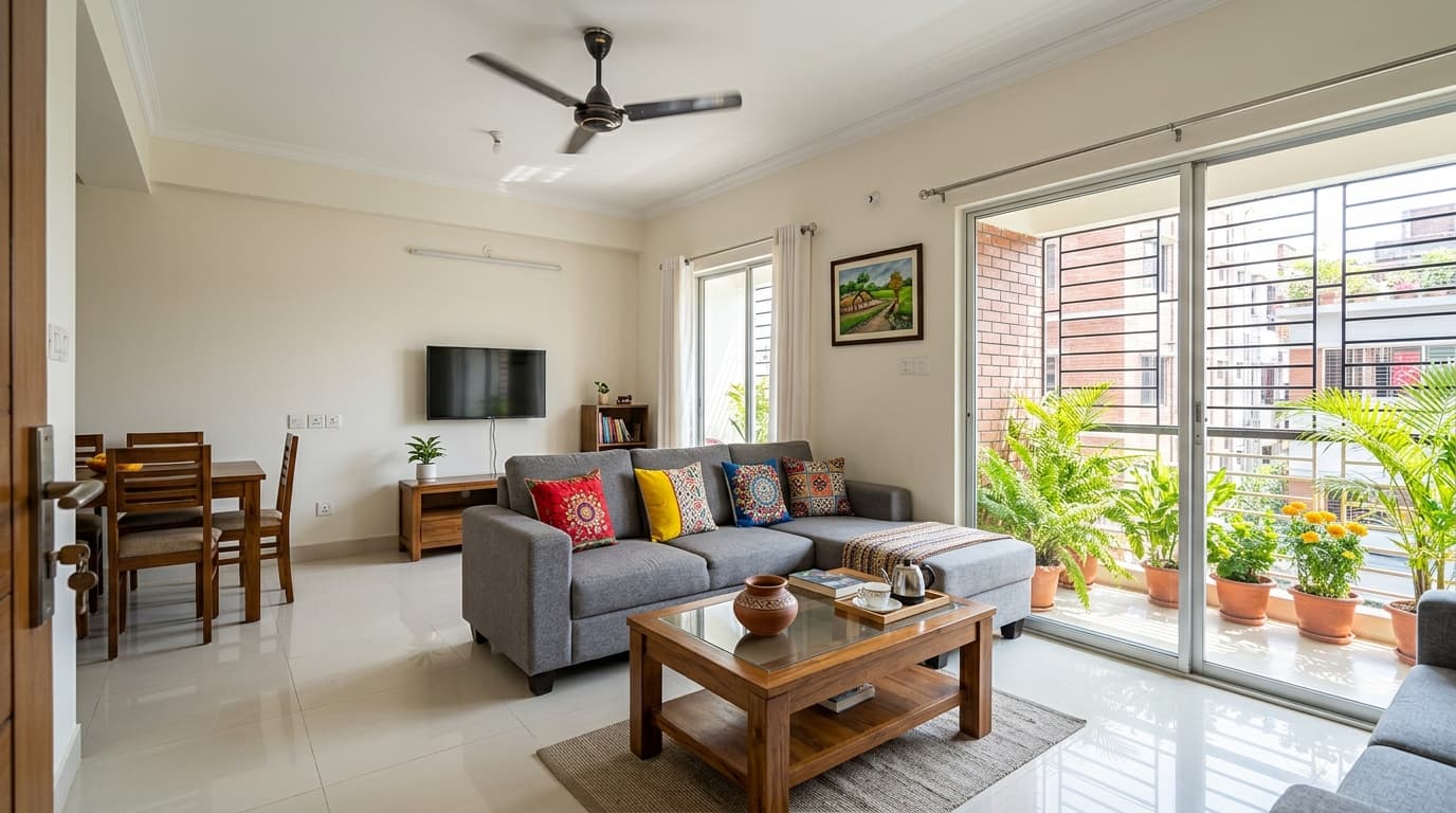 Green Leaf 8 - South Facing 3 BHK Flat (1,200 Sq Ft)